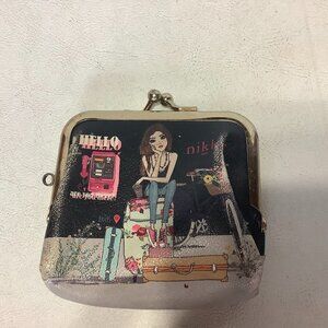 Nikky By Nicole Lee Coin Purse 3" x 3"
